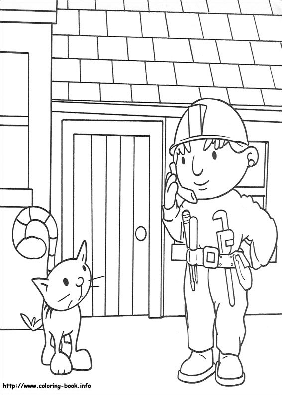 Bob the Builder coloring picture